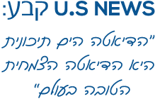 U.S NEWS קבע: הדיאטה הים תיכונית היא הדיאטה הצמחית הטובה בעולם